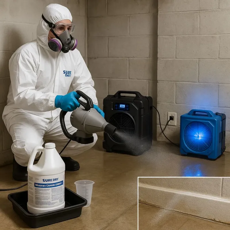 Sanitization and Odor Removal process in Gales Ferry, CT