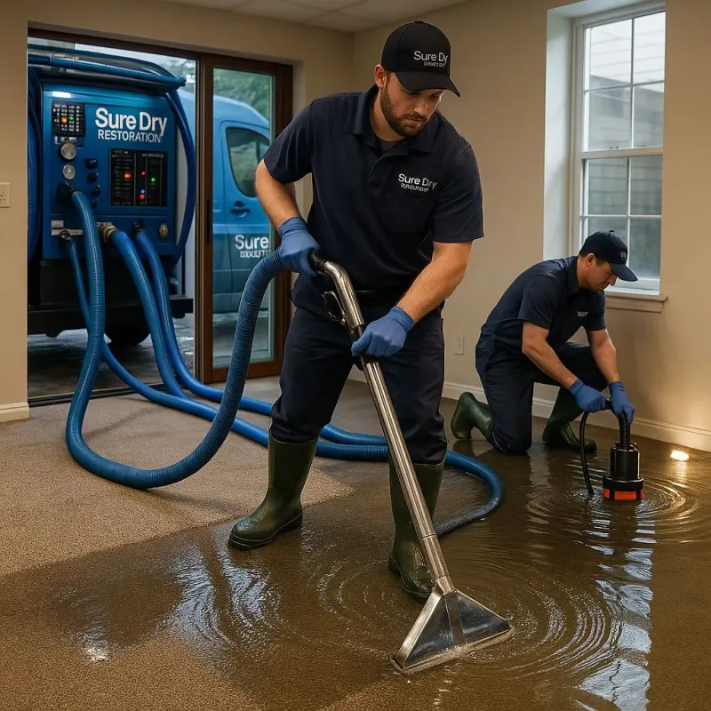 Water Extraction and Removal process in Gales Ferry, CT
